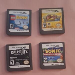 Nintendo DS Game Cartridge Collection - Black and Multicolor